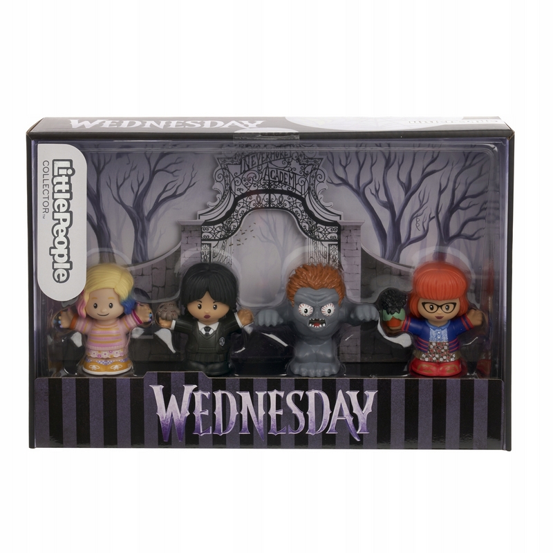 Zberateľská sada 4 figúrok Little People Wednesday HWX46